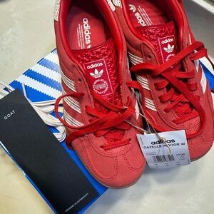 Adidas Gazelle Indoor sneakers Red and White Size US6 W